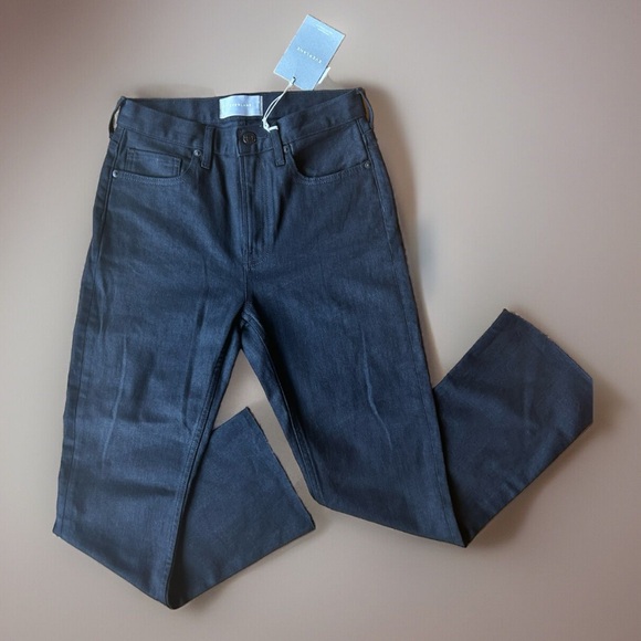 Everlane High Rise Kick Crop Jeans - Picture 3 of 9